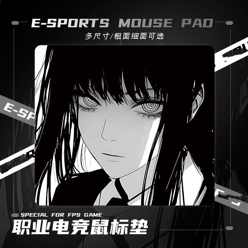 Esports Gaming Table - 450X400 Cool Girl Glass Mousepad Game
