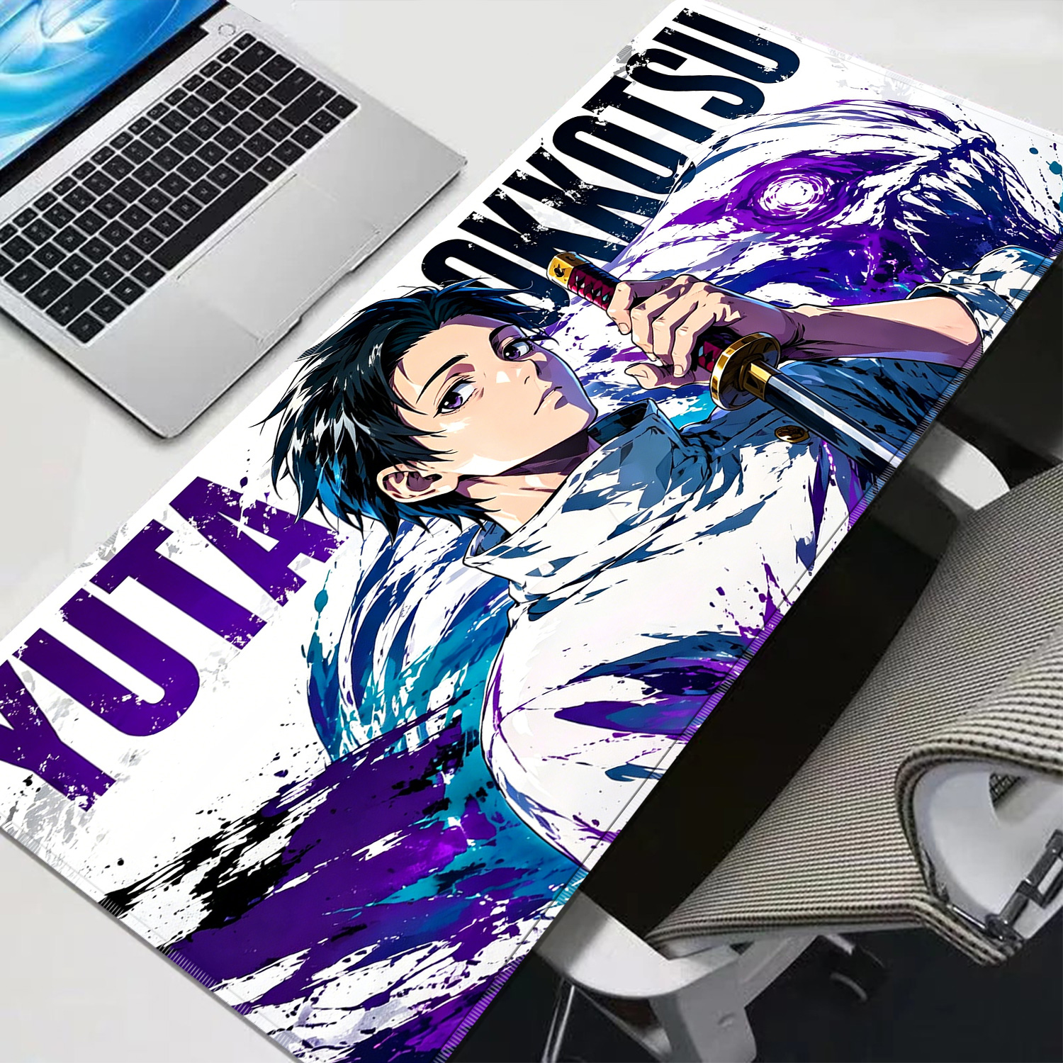 Esports Gaming Mice - HD Anime Purple Mouse Pads Yuta