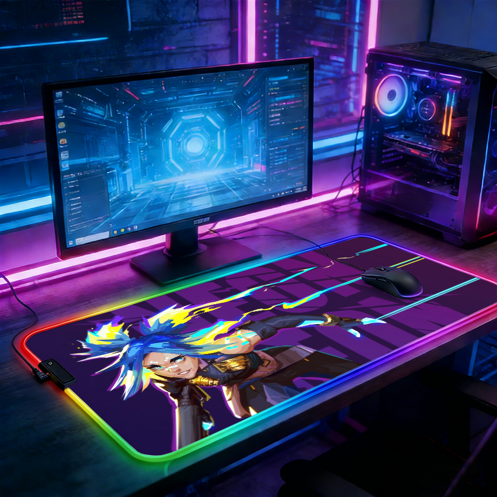 Esports Gaming Maus - LED Lighting RGB Mouse Pad E-sports