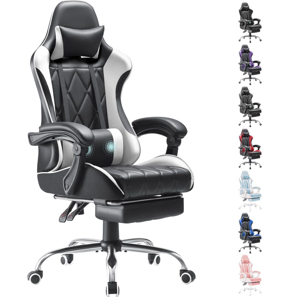 Gaming & Esports District - Gaming Chair, Computer Chair with Footrest