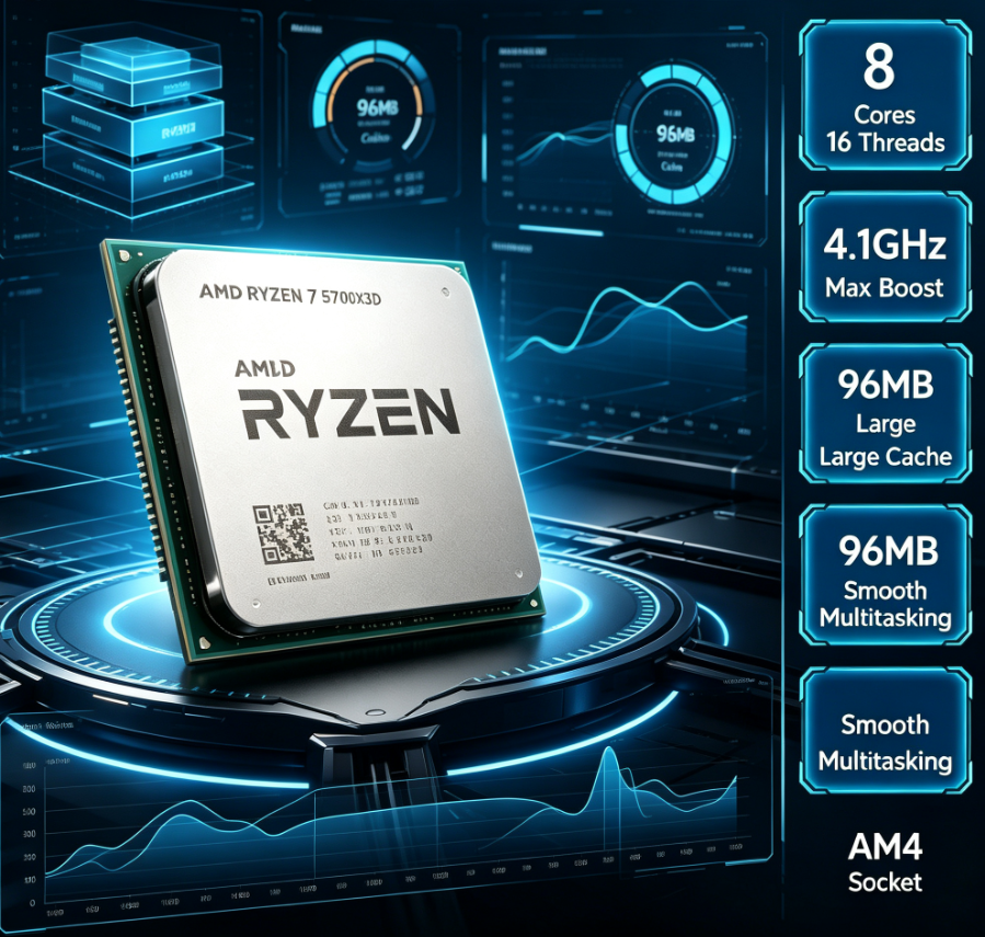 Esports In Gaming - AMD Ryzen 7 5700X3D R7 5700X3D