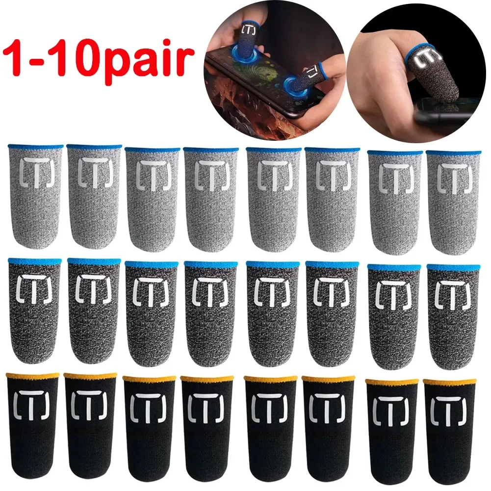 Esports Gaming Gloves - 10pcs Mobile Game Fingertip Gloves For
