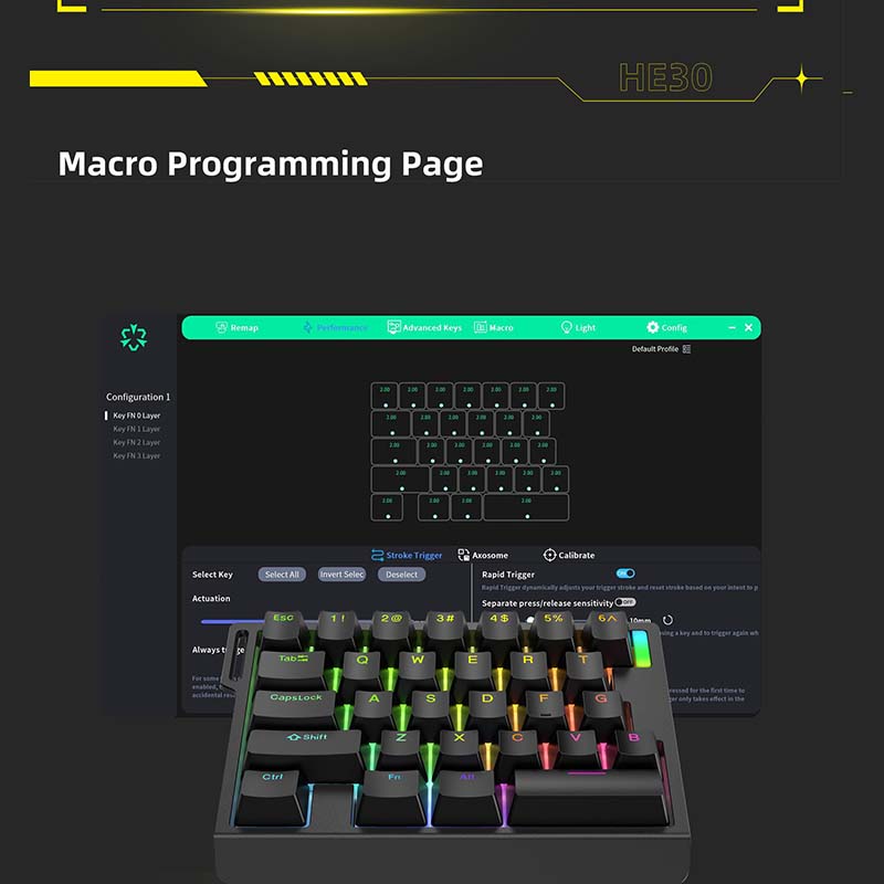 HE30 Mechanical Gaming Keyboar - đánh giá và giá Esports In Gaming