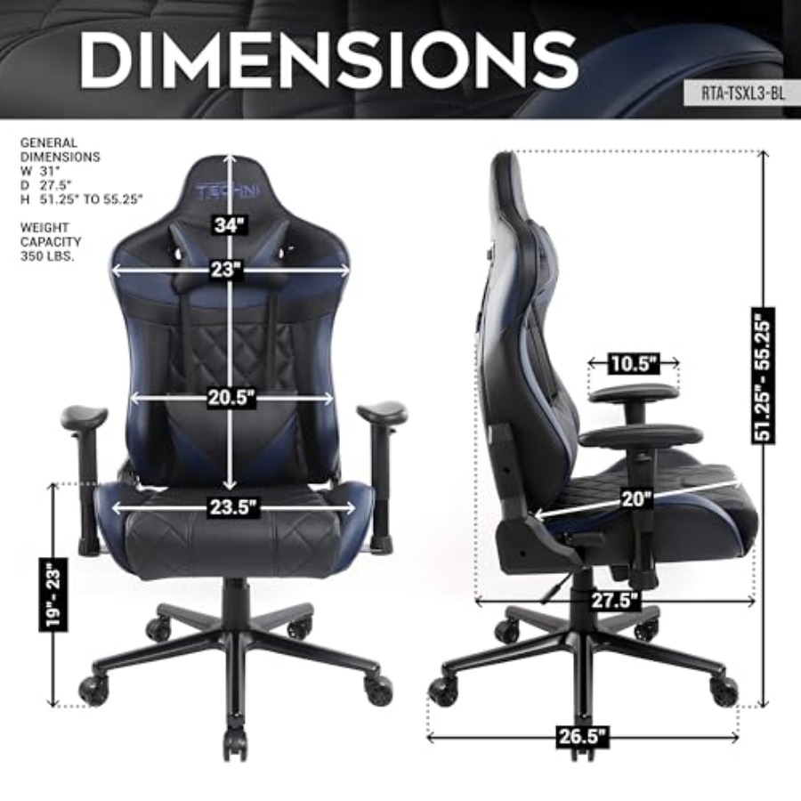 GamerXL Series XL Gaming Chair - đánh giá và giá Gaming & Esports District