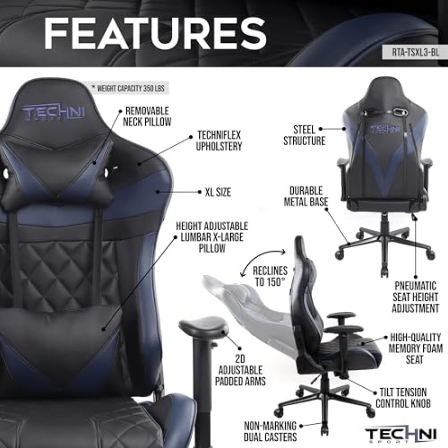 GamerXL Series XL Gaming Chair - đánh giá và giá Gaming & Esports District