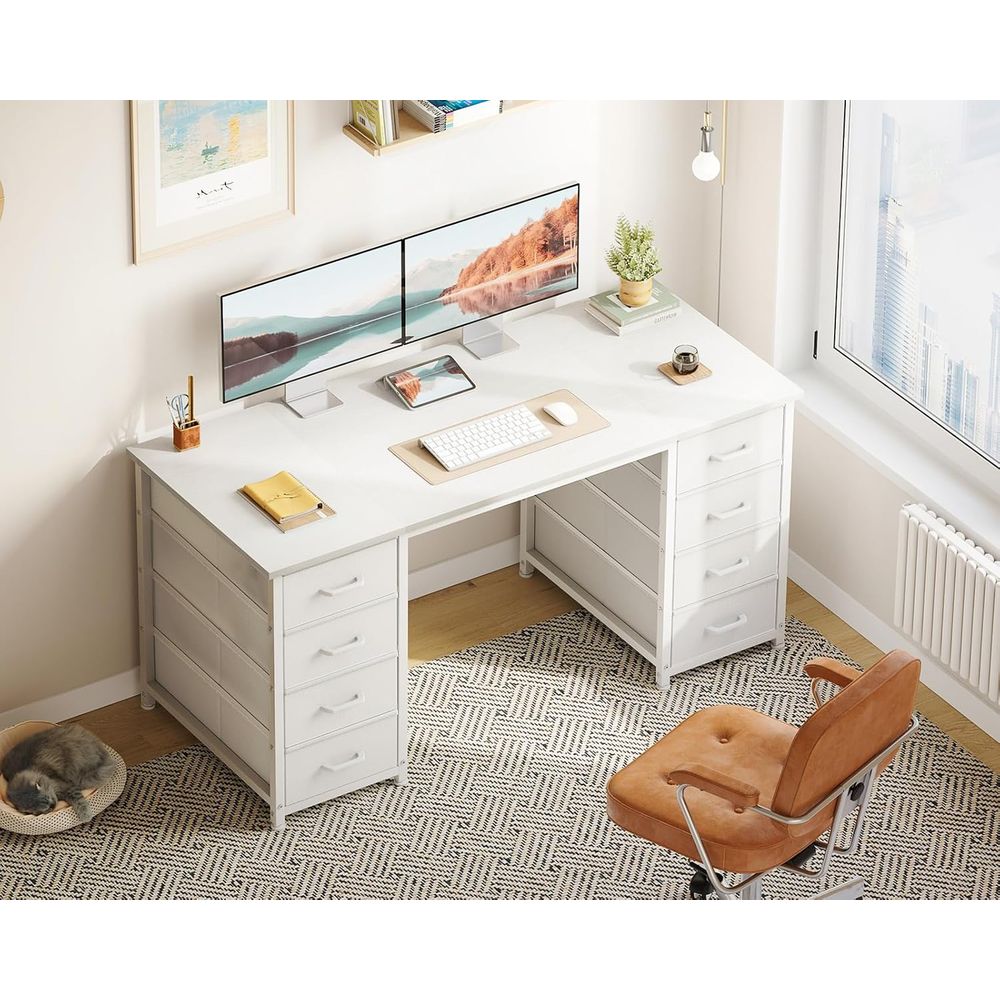 48 Inch White Computer Desk wi - đánh giá và giá Gaming & Esports District