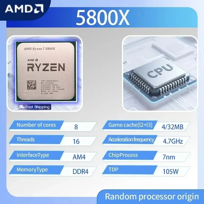 AMD Ryzen 7 5800X 7nm Gaming E - đánh giá và giá Esports In Gaming