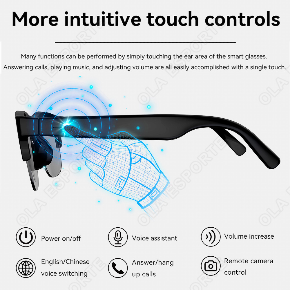 NEW Smart Glasses V5.3 Bluetoo - đánh giá và giá Esports In Gaming