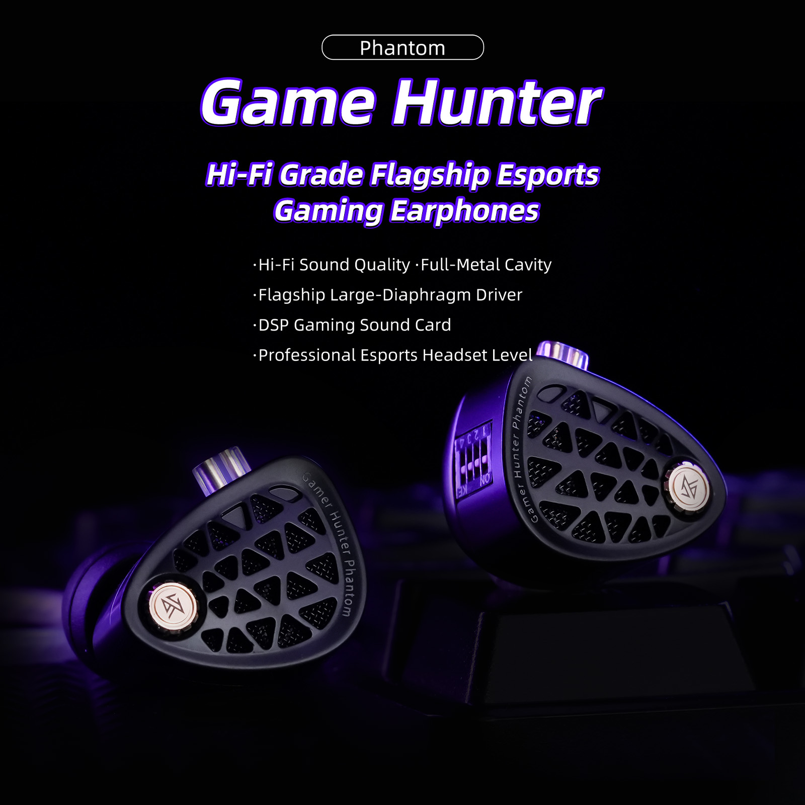 KZ Phantom HiFi Grade Flagship - đánh giá và giá Esports Gaming Bar