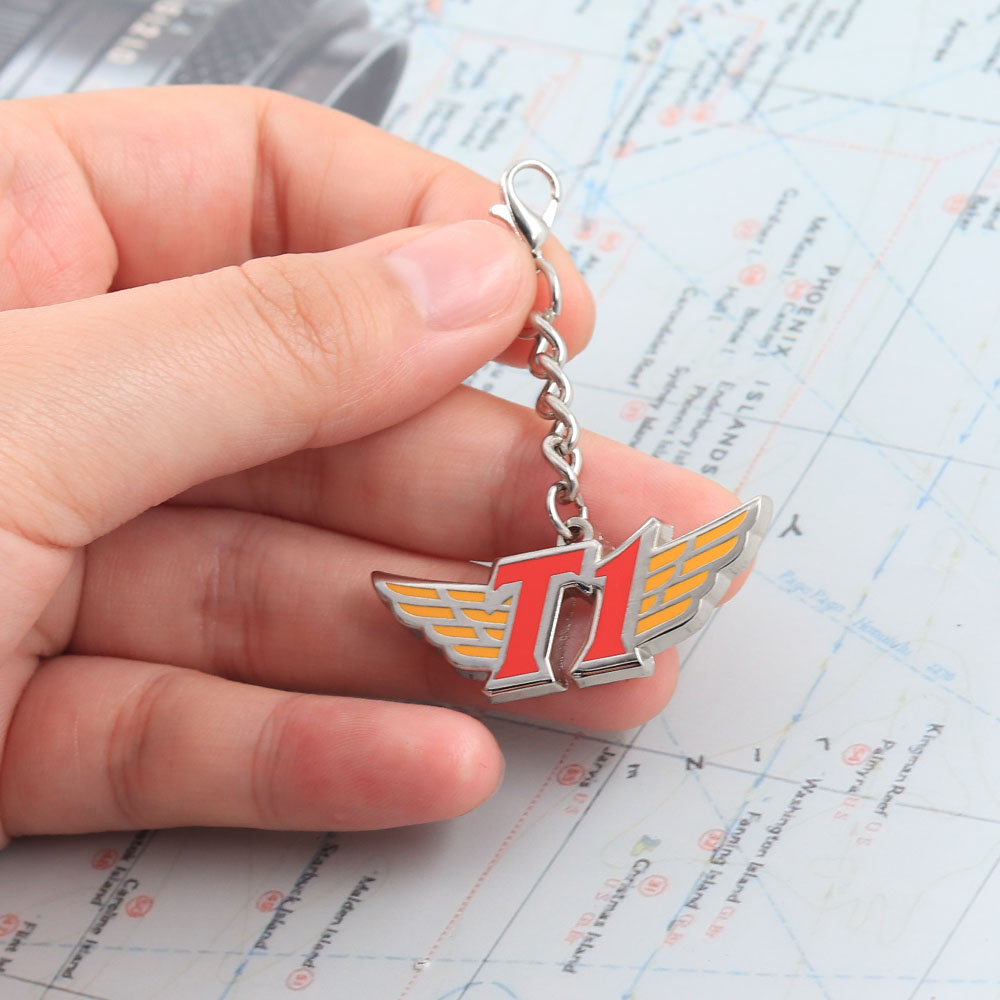 T1 Team Logo Metal Keychain En - đánh giá và giá Esports Gaming Team Logo