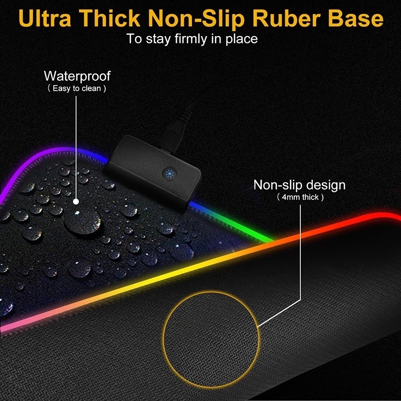 LED Light Mousepad RGB Keyboar - đánh giá và giá Esports Gaming Table