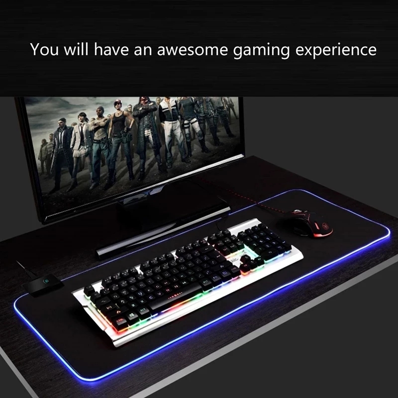 LED Light Mousepad RGB Keyboar - đánh giá và giá Esports Gaming Table