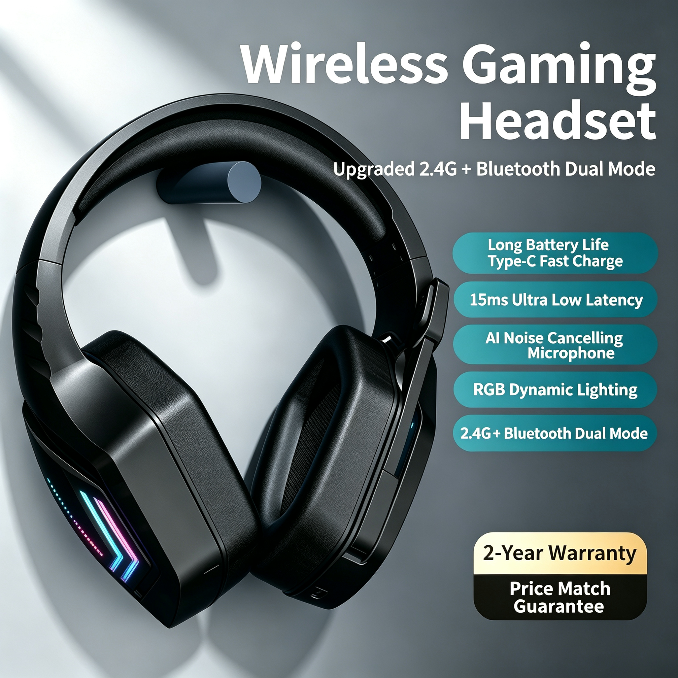 Dual Mode 2.4G Wireless Blueto - đánh giá và giá Esports Gaming Bar