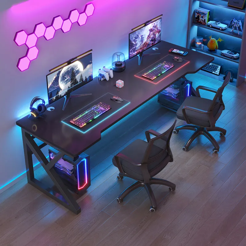 Double Desktop Computer Desk M - đánh giá và giá Esports Gaming Table
