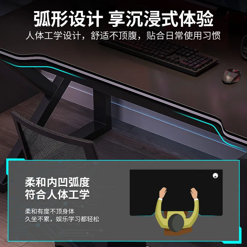 Double Desktop Computer Desk M - đánh giá và giá Esports Gaming Table