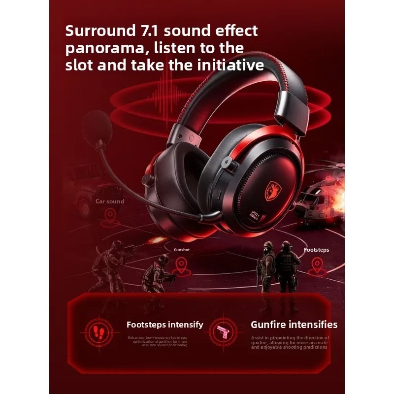 SADES Hunting 812 Wireless Hea - đánh giá và giá Esports Gaming Bar