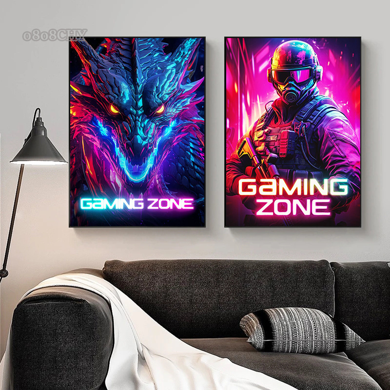 Dragon Assassin Space Armor Ga - đánh giá và giá Esports Gaming Poster