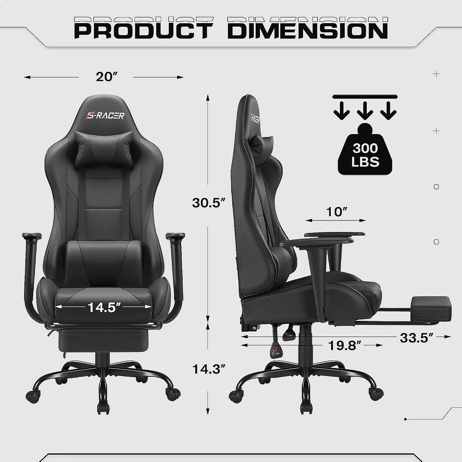 Homall Gaming Chair with Footr - đánh giá và giá Gaming & Esports District