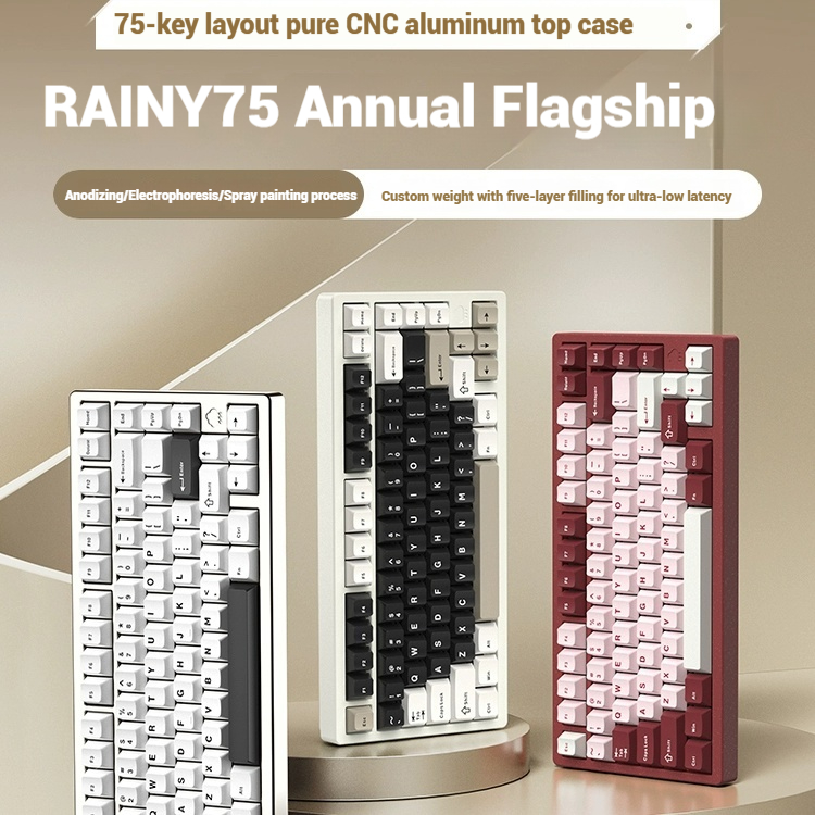 Wireless Bluetooth RAINY75 Cus - đánh giá và giá Esports In Gaming
