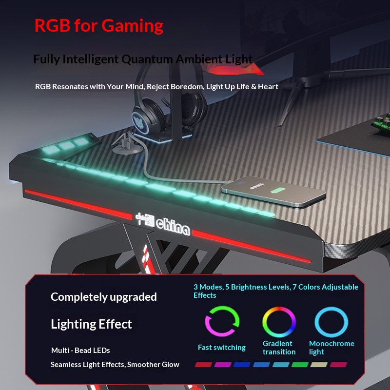 Double Student Computer Desk F - đánh giá và giá Esports Gaming Table
