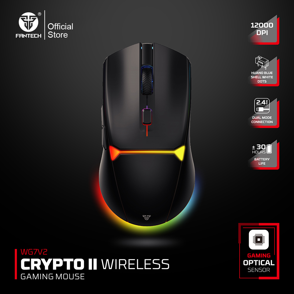 FANTECH CRYPOT II WG7v2 Wirele - đánh giá và giá Esports Gaming Mice