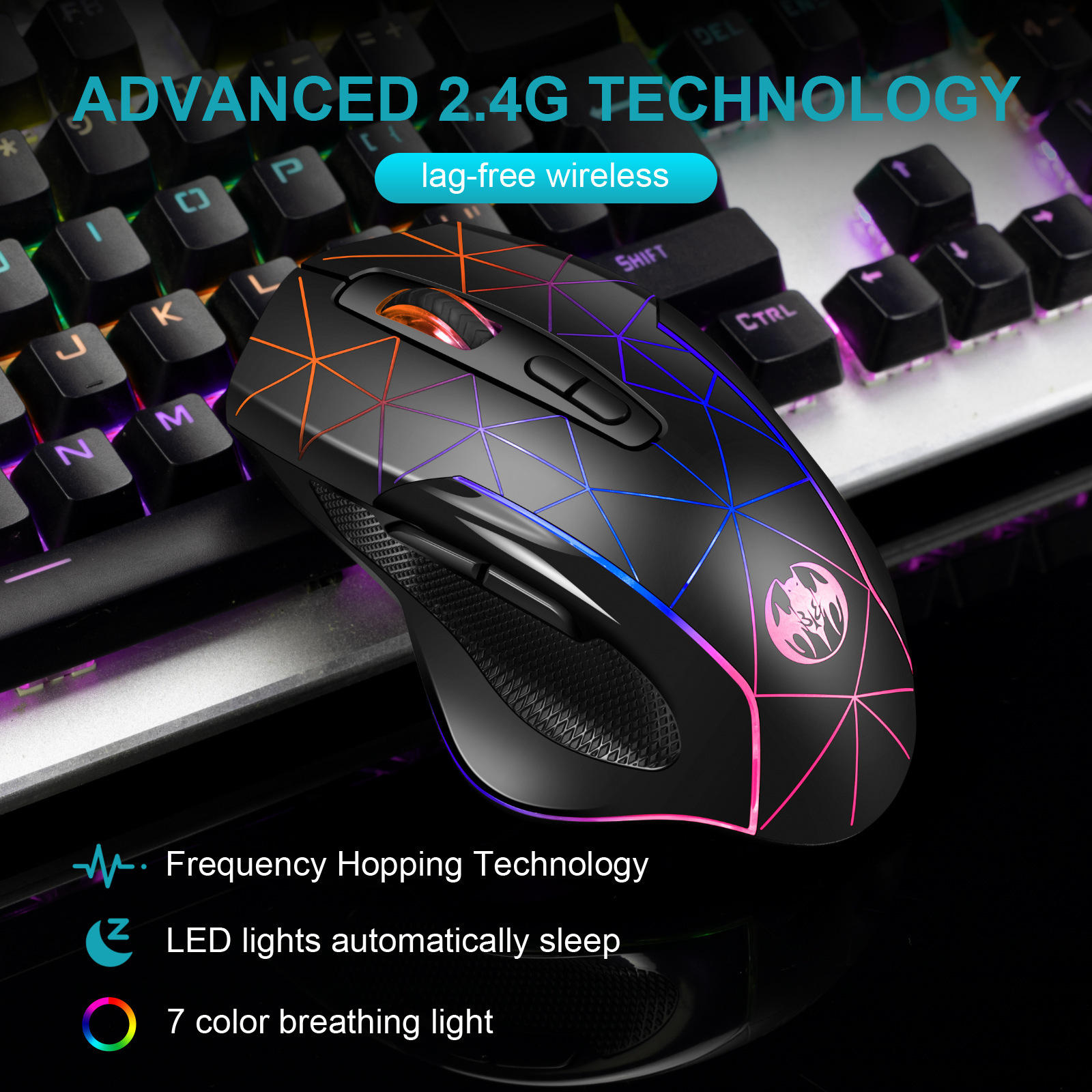 Wireless Charging RGB Light Ef - đánh giá và giá Esports Gaming Maus