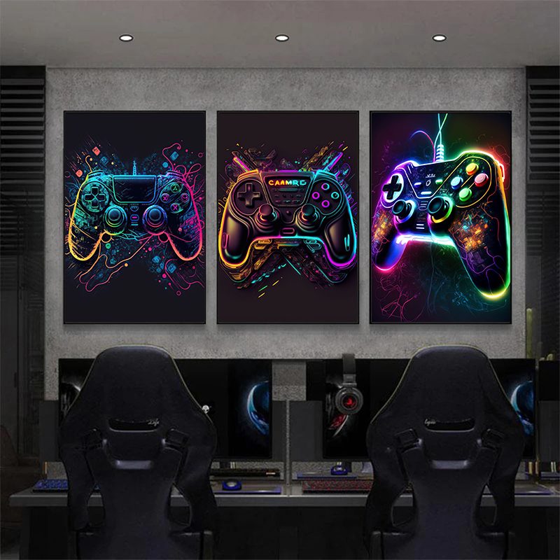 Cool Gaming Wall Art Canvas Pa - đánh giá và giá Esports Gaming Poster