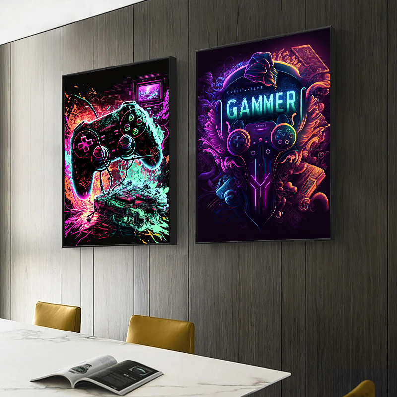 Cool Gaming Wall Art Canvas Pa - đánh giá và giá Esports Gaming Poster