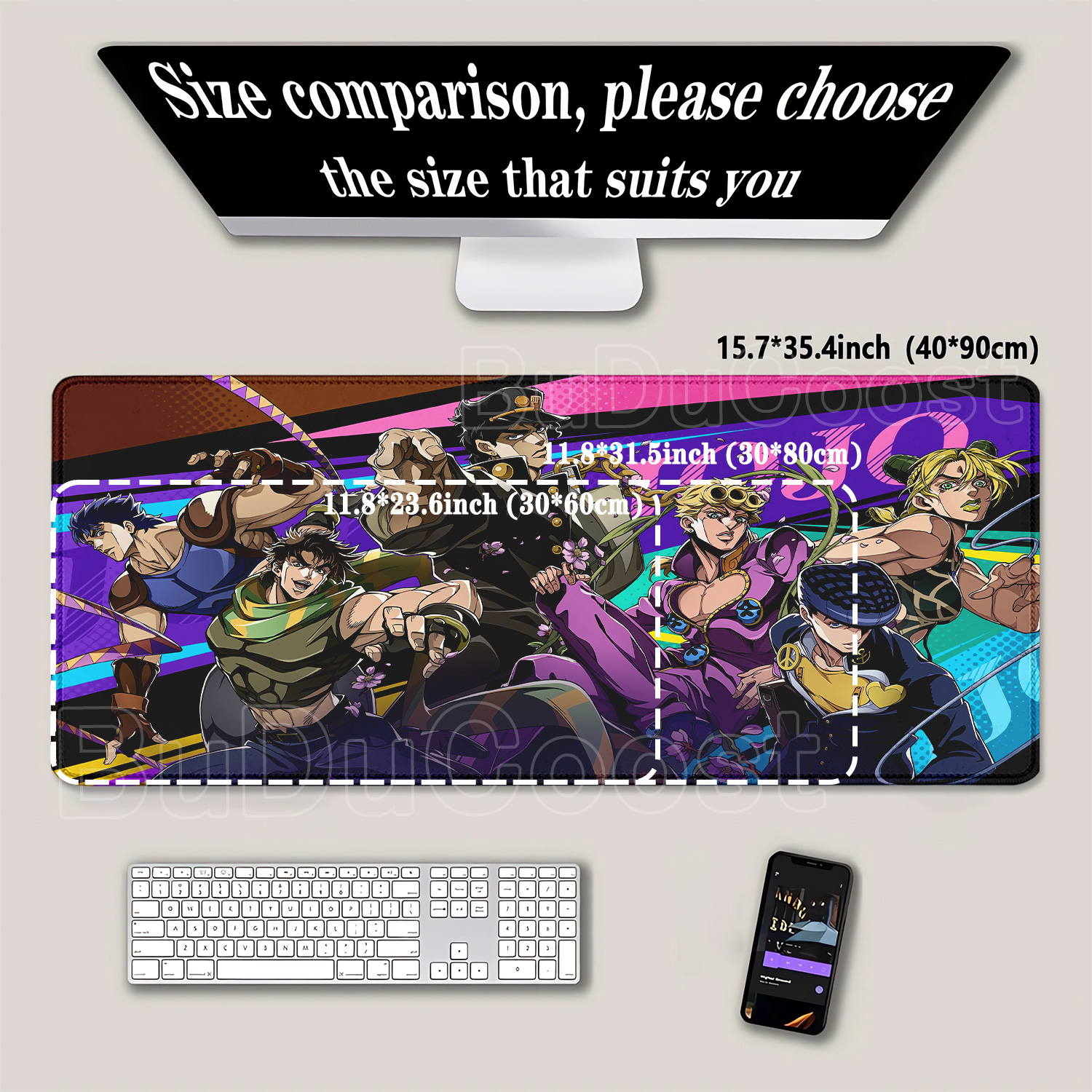 HD printing Jojo Bizarre Adven - đánh giá và giá Esports Gaming Table