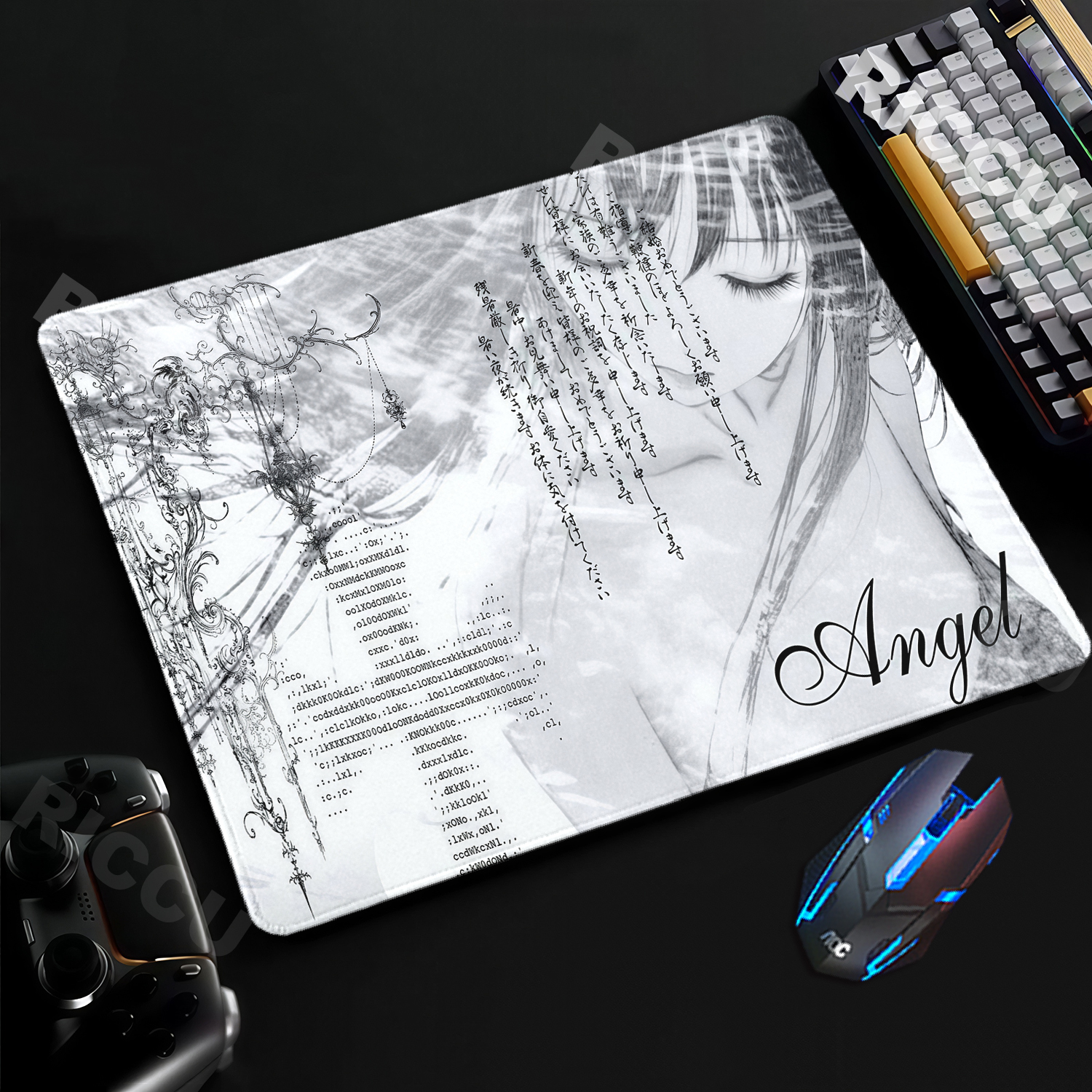 Anime Aesthetics Black White M - đánh giá và giá Esports Gaming Table