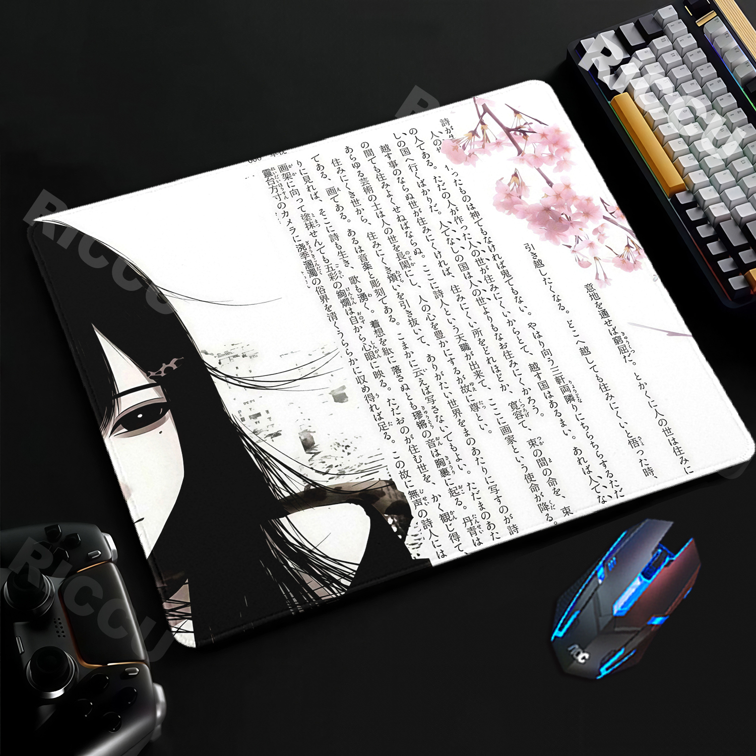 Anime Aesthetics Black White M - đánh giá và giá Esports Gaming Table