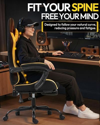 Gaming Chair with Footrest, Er - đánh giá và giá Gaming & Esports District